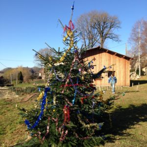 Sapin de noël à Négrignas