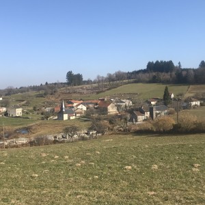 Augne vu du captage de Pré Haut