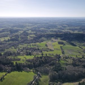 Negrignas vue du ciel